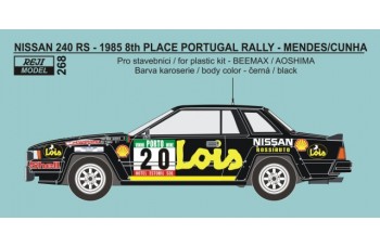 Decal – Nissan 240 RS - Rallye Portugal 1985 - Mendes / Cunha